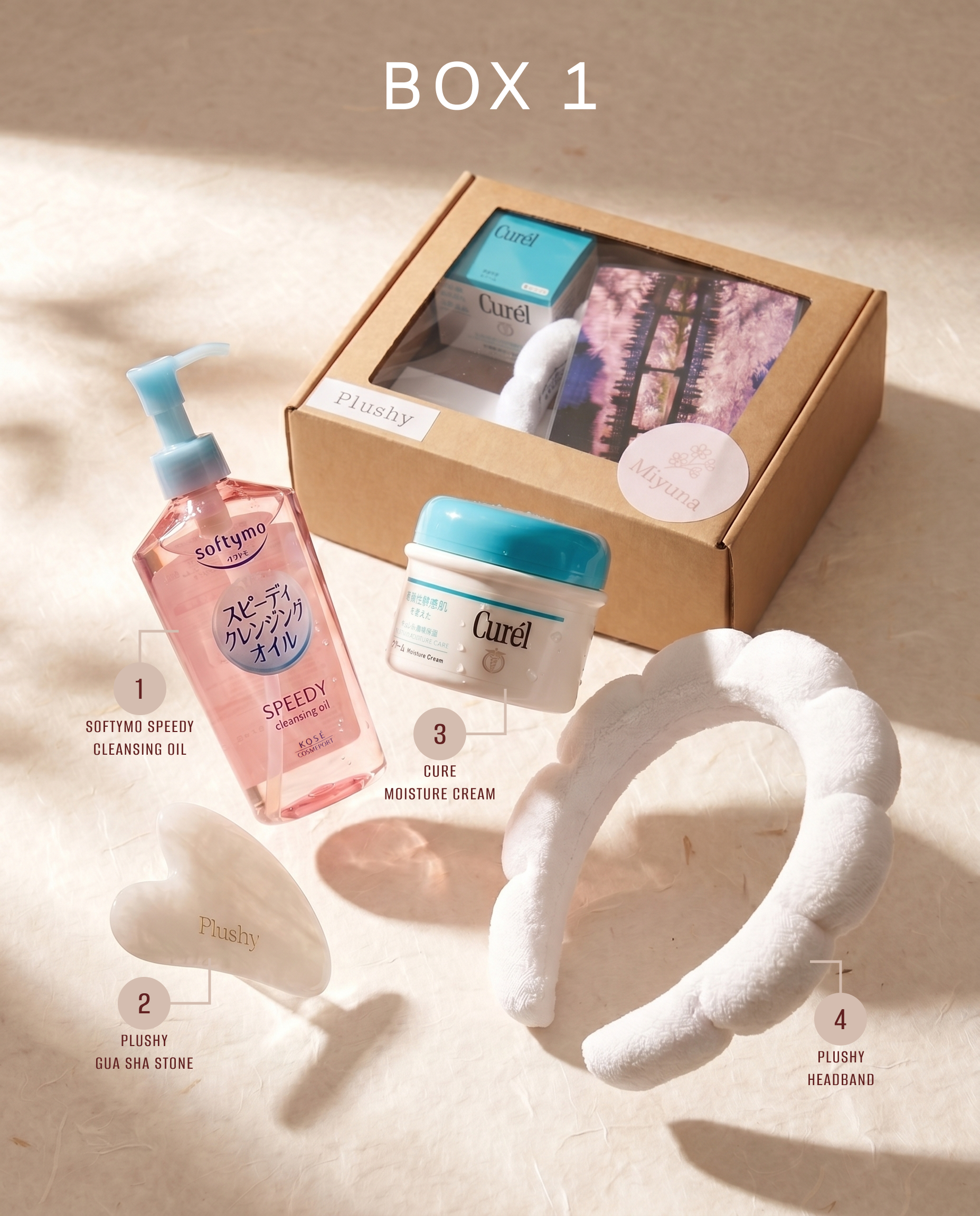 Box 1, Skincare Routine Set ( Miyuna beauty collaboration )