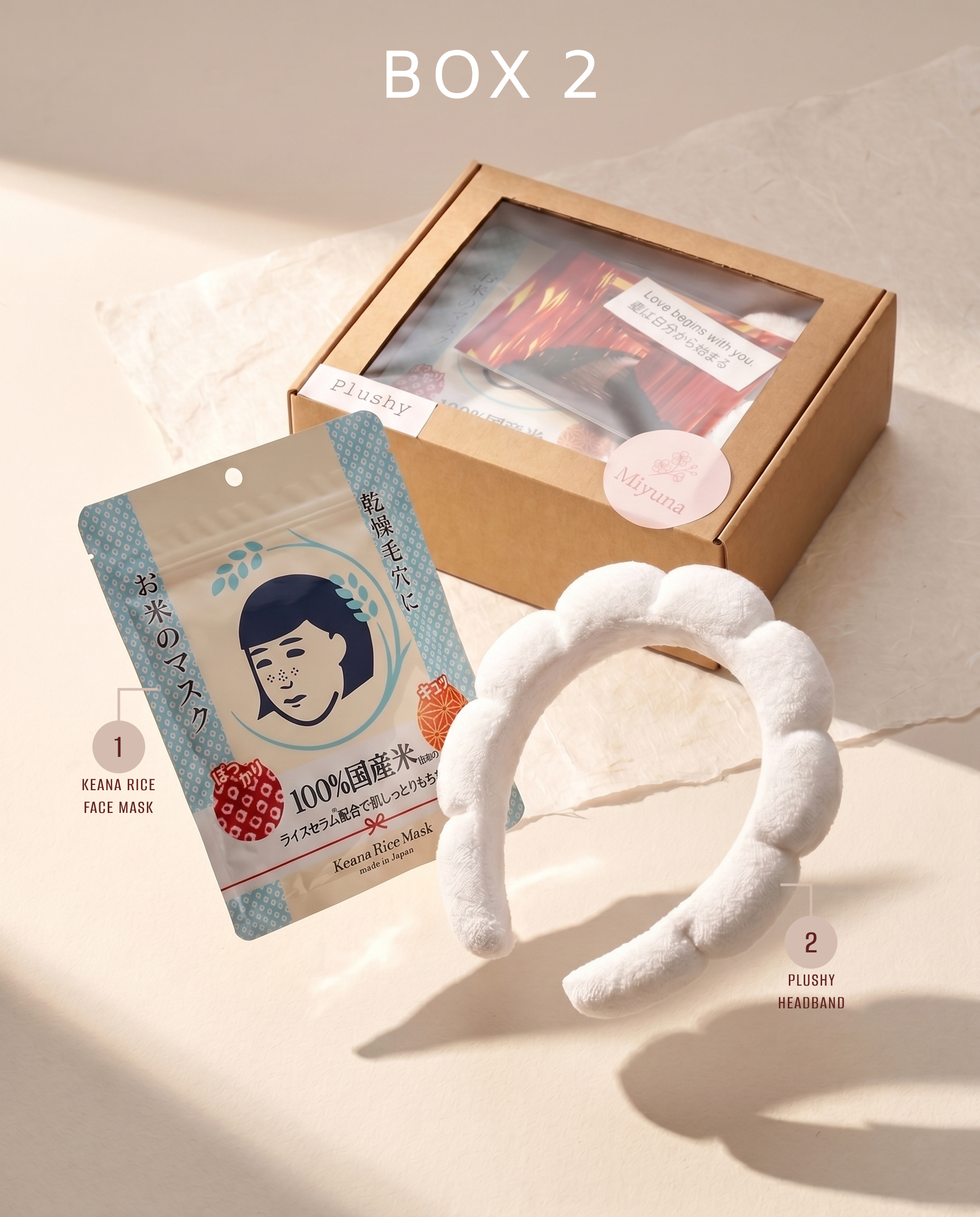 Box 3, Skincare Routine Set ( Miyuna beauty collaboration )